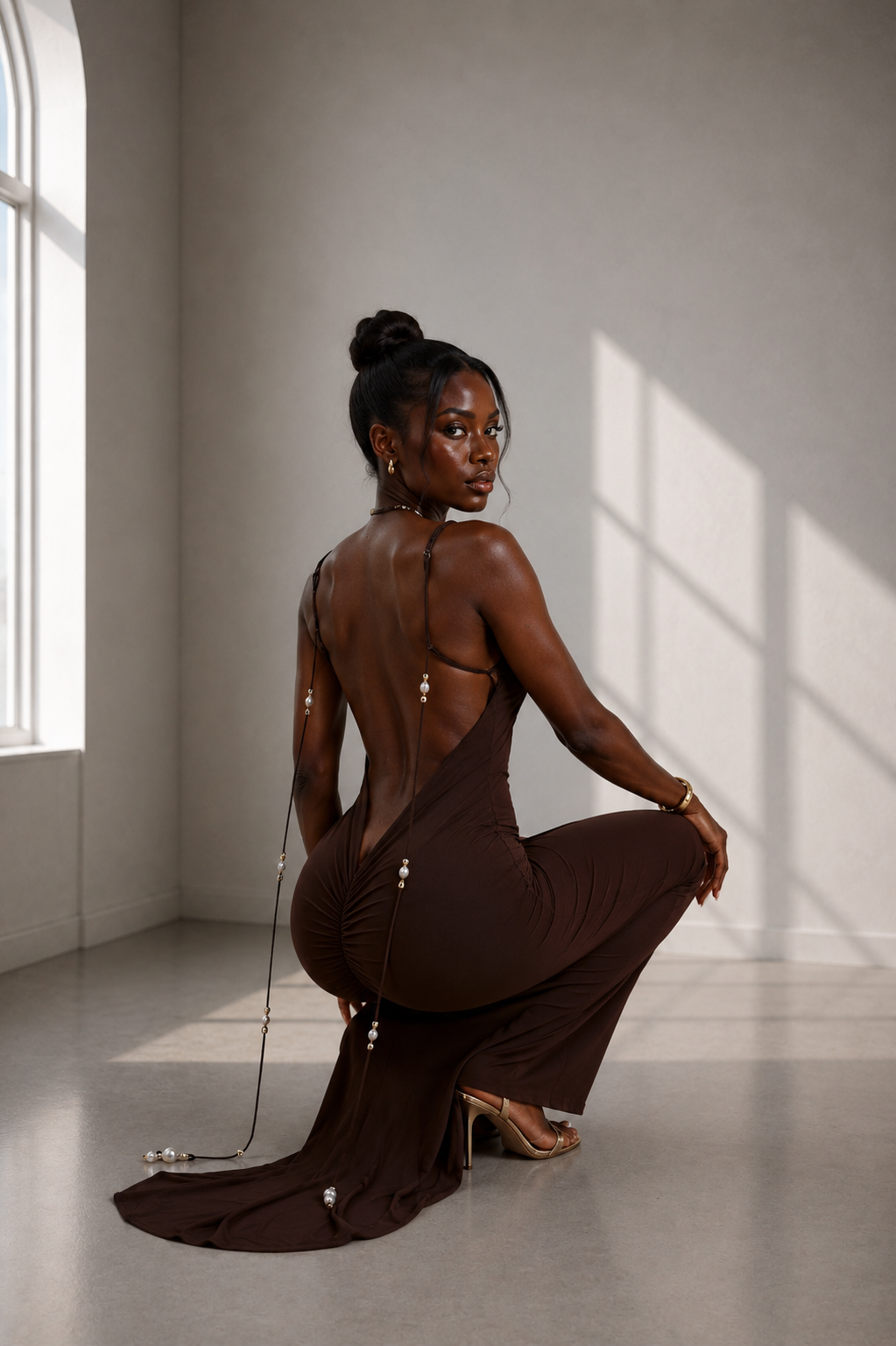 Amara Rugloze Jurk