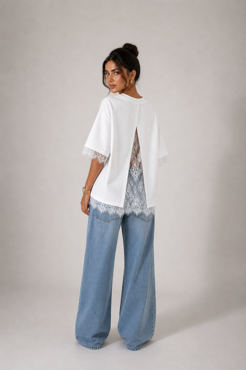 Kanten T-shirt Melia