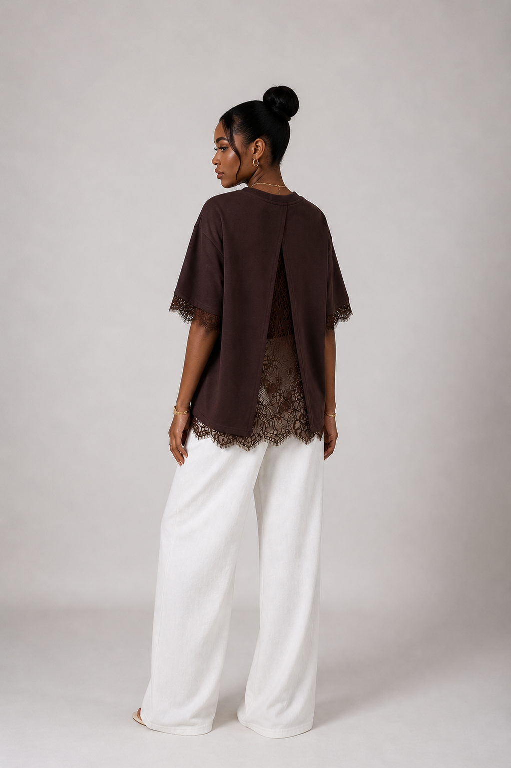 Kanten T-shirt Melia