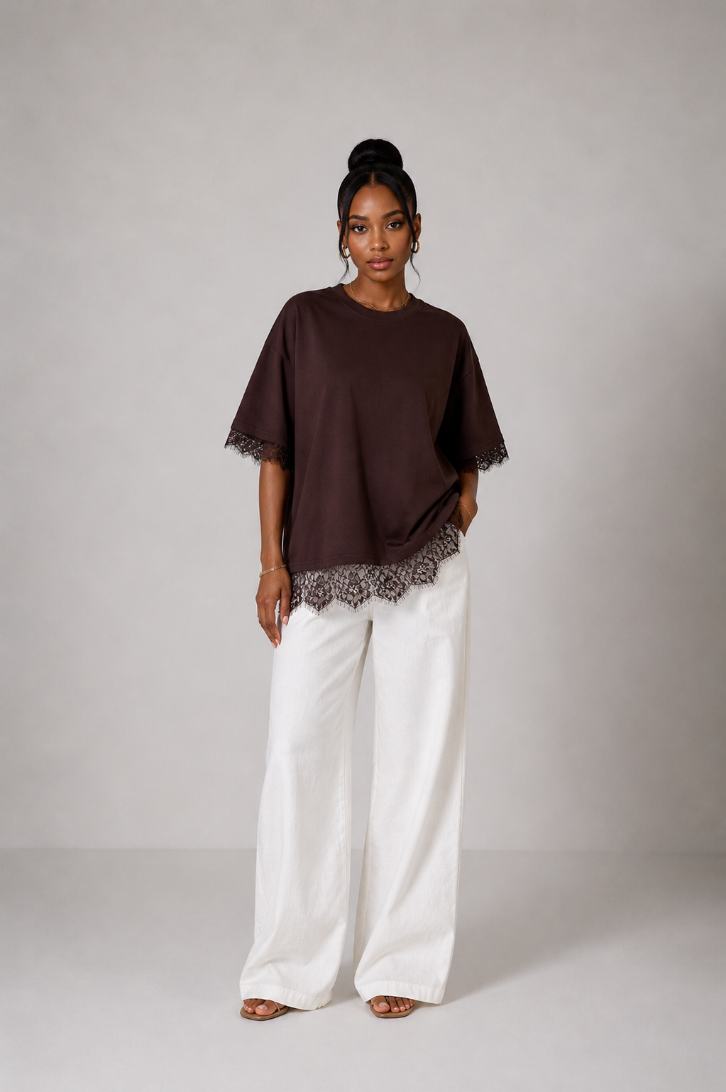 Kanten T-shirt Melia
